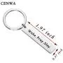 CENWA Wake Pray Slay Quote College Student Gift Friendship Keychain Morning Motivation Inspiring Jewelry Gift for Best Friend