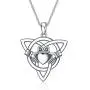 ONEFINITY Claddagh Necklace Sterling Silver Good Luck Irish Claddagh Celtic Knot Love Heart Pendant Necklace Jewelry Gifts for Women ONEFINITY Claddagh Necklace Sterling Silver Good Luck Irish Claddagh Celtic Knot Love Heart Pendant Necklace Jewelry Gifts for Women