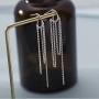 SLUYNZ 925 Sterling Silver Huggie Stud Earrings Dangle Earrings Tassel for Women Teen Girls Elegant Dangle Earrings