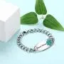 JF.JEWELRY Pre-Engraved Type 1 Diabetes/Type 2 Diabetes/Epilepsy/Blood Thinner Medical Alert ID Bracelet for Men & Women with Stainless Steel Links Bracelet 7.5 inch JF.JEWELRY Pre-Engraved Type 1 Diabetes/Type 2 Diabetes/Epilepsy/Blood Thinner Medical Alert ID Bracelet for Men & Women with Stainless Steel Links Bracelet 7.5 inch
