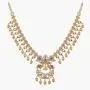 Tarinika Tanu Gold-Plated Indian Jewelry Set with Necklace and Earrings - White Red Green Tarinika Tanu Gold-Plated Indian Jewelry Set with Necklace and Earrings - White Red Green