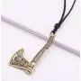 cooltime Celtic Valknut Odin Horn Axe Weapon Rope Necklace Mens Amulet cooltime Celtic Valknut Odin Horn Axe Weapon Rope Necklace Mens Amulet