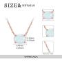 WINNICACA [ Oval & Round ] Sterling Silver Created Opal Choker Necklaces Jewelry Birthday Mothers Day Gifts for Her