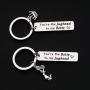 MAOFAED Couple Gift Girlfriend Gift Boyfriend Gift Best Friend Keychain Set Birthday Gift