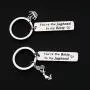 MAOFAED Couple Gift Girlfriend Gift Boyfriend Gift Best Friend Keychain Set Birthday Gift