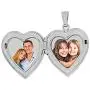''Forever in My Heart'' Locket Necklace That Holds Pictures in Sterling Silver - 3/4 Inch X 3/4 Inch - Includes 18 inch Chain ''Forever in My Heart'' Locket Necklace That Holds Pictures in Sterling Silver - 3/4 Inch X 3/4 Inch - Includes 18 inch Chain