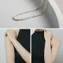 EGOO&YAMEE 925 Sterling Silver Layered Chain Bracelets Dainty Handmade Adjustable Silver Bracelets Charm Silver Double Stranded Bracelets for Women Girls EGOO&YAMEE 925 Sterling Silver Layered Chain Bracelets Dainty Handmade Adjustable Silver Bracelets Charm Silver Double Stranded Bracelets for Women Girls