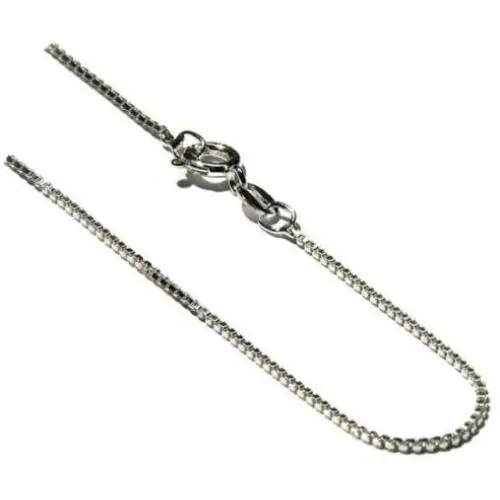 Sterling Silver 1Mm Box Link Chain Necklace