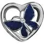 JMQJewelry Lucky Butterfly Heart Dangle Charm for Bracelets Mothers Christmass Day