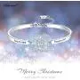 Aihitero Christmas Day Grandma Bracelet Gifts, Always My Nana Forever My Friend Love Bangle, White Gold Plated Fashion Jewelry for Women, Xmas Birthday Anniversary Presents from Granddaughter Grandson Aihitero Christmas Day Grandma Bracelet Gifts, Always My Nana Forever My Friend Love Bangle, White Gold Plated Fashion Jewelry for Women, Xmas Birthday Anniversary Presents from Granddaughter Grandson
