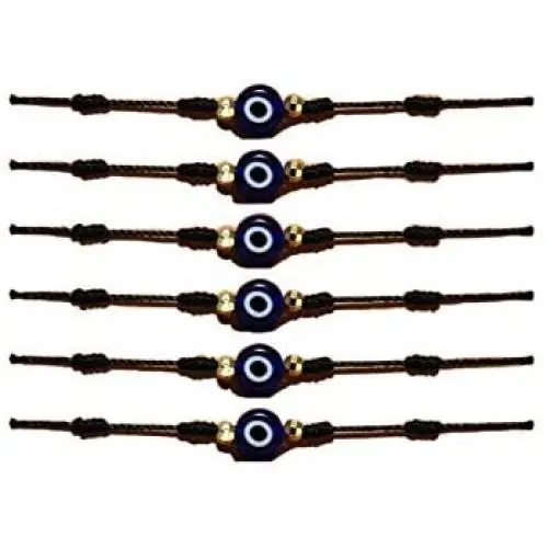 6Pcs Handmade Lucky 7 Knots Red String Evil Eye Bracelets for Women Men Girls Family Friends Adjustable Red Rope Cord Good Luck Amulet Bracelets Friendship Unisex Jewelry Gift