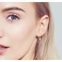 Nicole Miller Fine Jewelry Whimsical Collection 14k Yellow Gold Skull Earrings