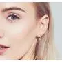 Nicole Miller Fine Jewelry Whimsical Collection 14k Yellow Gold Skull Earrings
