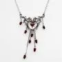 Halloween Fashion Blood Heart Rose Skull Collar Necklace Punk Gothic Jewelry Women Necklace (Necklace2) Halloween Fashion Blood Heart Rose Skull Collar Necklace Punk Gothic Jewelry Women Necklace (Necklace2)