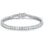 GMESME Women Princess Cut Cubic Zirconia Classic Tennis Bracelet 7.5 Inch GMESME Women Princess Cut Cubic Zirconia Classic Tennis Bracelet 7.5 Inch