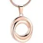 Stainless Steel Circle Cremation Pendant Memorial Necklace Ashes Holder Urn Keepsake Stainless Steel Circle Cremation Pendant Memorial Necklace Ashes Holder Urn Keepsake