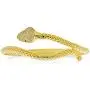Egyptian Serpent Style Wrap Snake Green Eye CZ Cubic Zirconia Bypass Bangle Bracelet for Women 14K Gold Plated Bras Egyptian Serpent Style Wrap Snake Green Eye CZ Cubic Zirconia Bypass Bangle Bracelet for Women 14K Gold Plated Bras
