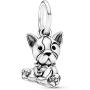 Pandora Jewelry Bulldog Puppy Dog Dangle Sterling Silver Charm