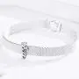 MEETCCY Fashion Jewelry 925 Sterling Silver Reflexions Bracelet for Women Mesh Bracelet Clip Beads & Safe Chain.Birthday for Friends Mothers Wife and Daughters