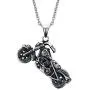 JAJAFOOK Stainless Steel Motorcycle Matching Set Mens Pendant Necklace JAJAFOOK Stainless Steel Motorcycle Matching Set Mens Pendant Necklace