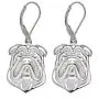 Bulldog Sterling Silver Necklace Dangle Earrings Set by Ginger Lyne Ears Down Puppy Dog Pet Pendant Box Chain Doggie Animal Paw Print Heart Jewelry for Mom Women Girls Teens Bulldog Sterling Silver Necklace Dangle Earrings Set by Ginger Lyne Ears Down Puppy Dog Pet Pendant Box Chain Doggie Animal Paw Print Heart Jewelry for Mom Women Girls Teens