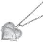 Big Sister & Little Sister Birthday Gifts, Sister Heart Necklace Gift Set of 2, Big Sis Lil Sis Jewelry Gifts for Girls, Teens, Women