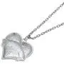 Big Sister & Little Sister Birthday Gifts, Sister Heart Necklace Gift Set of 2, Big Sis Lil Sis Jewelry Gifts for Girls, Teens, Women