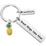 AKTAP IVF Gift Warrior Pineapple Keychain Transfer Day TTC Gift Great Things Take Time Infertility Awareness Jewelry AKTAP IVF Gift Warrior Pineapple Keychain Transfer Day TTC Gift Great Things Take Time Infertility Awareness Jewelry
