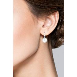 Miabella 925 Sterling Silver Italian High Polished Round Bead Ball Dangle Leverback Earrings for Women 12mm, 14mm Made in Italy