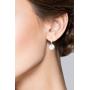 Miabella 925 Sterling Silver Italian High Polished Round Bead Ball Dangle Leverback Earrings for Women 12mm, 14mm Made in Italy
