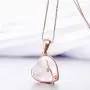 Aurora Tears 925 Sterling Silver Heart Pendant Women Love Necklace Crystal Cubic Zirconia Jewelry Mom/Girlfriend Present Girls Dating Gift Aurora Tears 925 Sterling Silver Heart Pendant Women Love Necklace Crystal Cubic Zirconia Jewelry Mom/Girlfriend Present Girls Dating Gift