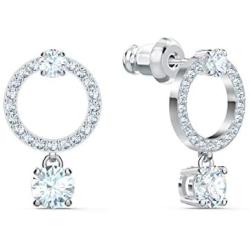 SWAROVSKI Womens Attract Crystal Jewelry Collection, Rhodium Finish