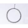 Alilang Choker Chain Necklace Crystal Rhinestone Punk Panther Goth Silvery Tone