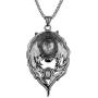 YACQ Mens Womens Stainless Steel Wolf Couple Necklaces Jewelry Gifts for Him and Her