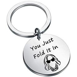 KEYCHIN TV Show Inspired Gift You Just Fold It in Keychain David Rose Alexis Moira Rose Jewellery TV Sitcom Comedy Gift for Fans