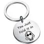 KEYCHIN TV Show Inspired Gift You Just Fold It in Keychain David Rose Alexis Moira Rose Jewellery TV Sitcom Comedy Gift for Fans
