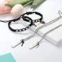 Thunaraz 4Pcs Couple Bracelet Necklace Love Gift Set Heart and Key Lettering Necklace for Women Men Handmade Braided Matching Rope Bracelet for Couples King and Queen Bracelets Adjustable Thunaraz 4Pcs Couple Bracelet Necklace Love Gift Set Heart and Key Lettering Necklace for Women Men Handmade Braided Matching Rope Bracelet for Couples King and Queen Bracelets Adjustable