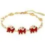 Barzel 18k Gold Plated Triple Elephant Bracelet Barzel 18k Gold Plated Triple Elephant Bracelet