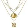 17IF Layered Necklace Punk Chunky Gold Long Chain Pearl Necklace, Lock Key Choker Pendant Butterfly Necklace Delicate Dainty Jewelry for Women Men 17IF Layered Necklace Punk Chunky Gold Long Chain Pearl Necklace, Lock Key Choker Pendant Butterfly Necklace Delicate Dainty Jewelry for Women Men