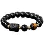 Red Brown Tiger Eye Natural Stone Crystal Beaded Chakra Obsidian Stretch Bracelets for Men Women Protection Luck Prosperity Jewelry