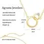 Agvana 14K Solid Yellow Gold Diamond Two Interlocking Infinity Double Circle Dainty Pendant Necklace Birthday Anniversary Fine Jewelry Valentines Day Gifts for Women Girls Lover Wife Mom Grandma, 16+2 Inch Agvana 14K Solid Yellow Gold Diamond Two Interlocking Infinity Double Circle Dainty Pendant Necklace Birthday Anniversary Fine Jewelry Valentines Day Gifts for Women Girls Lover Wife Mom Grandma, 16+2 Inch