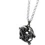 Horror Aliens Pendant Necklaces For Movie Aliens vs Predator Fans Metal Link Chain Jewelry Souvenirs