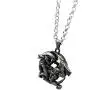 Horror Aliens Pendant Necklaces For Movie Aliens vs Predator Fans Metal Link Chain Jewelry Souvenirs Horror Aliens Pendant Necklaces For Movie Aliens vs Predator Fans Metal Link Chain Jewelry Souvenirs