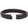 FIBO STEEL 3 Pcs Magnetic-Clasp Braided Leather Bracelets for Men Wrap Leather Wrist Cuff Bangle Bracelets 8.3-8.7in FIBO STEEL 3 Pcs Magnetic-Clasp Braided Leather Bracelets for Men Wrap Leather Wrist Cuff Bangle Bracelets 8.3-8.7in