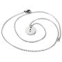 Yolanda Stainless Steel Heart Semicolon Necklace Motivational Inspirational Gift Hand Stamped Jewelry