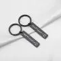 KUIYAI Gamer Couple Keychain Set His Player 1 Her Player 2 Bar Pendant Key Ring
