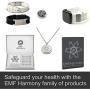 EMF Protection Pendant Necklace – Stylish Water Resistant Stainless Steel EMF Neutralizer Pendant with Additional Energy Elements – Electromagnetic Protection Jewelry with Dual Technology