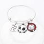 FUSTMW Simply Meant to Be Keychain Jack and Sally Inspired Gifts The Nightmare Before Christmas Movie Fan Gifts