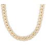 Bling Iced Out Diamond Cuban Link Chain Hip Hop Silver Gold Chunky Chains and Bracelets for Men Women 16 18 20 24 / 7 8 9 Inches