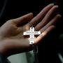 G-Ahora Guardian Angel Cross Car Mirror Accessories Ornaments Car Pendant Home Vehicle Interior Accessories(Order His Angels RMH)